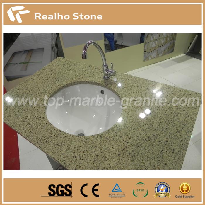 Polished Solid Surface Beige Veins Quartz Stone For Bathroom Vanity Tops Polished Solid Surface Beige Veins Quartz Stone For Bathroom Vanity Tops