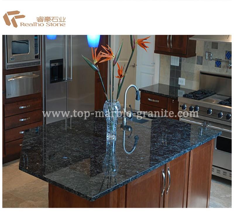 Volga blue granite countertop
