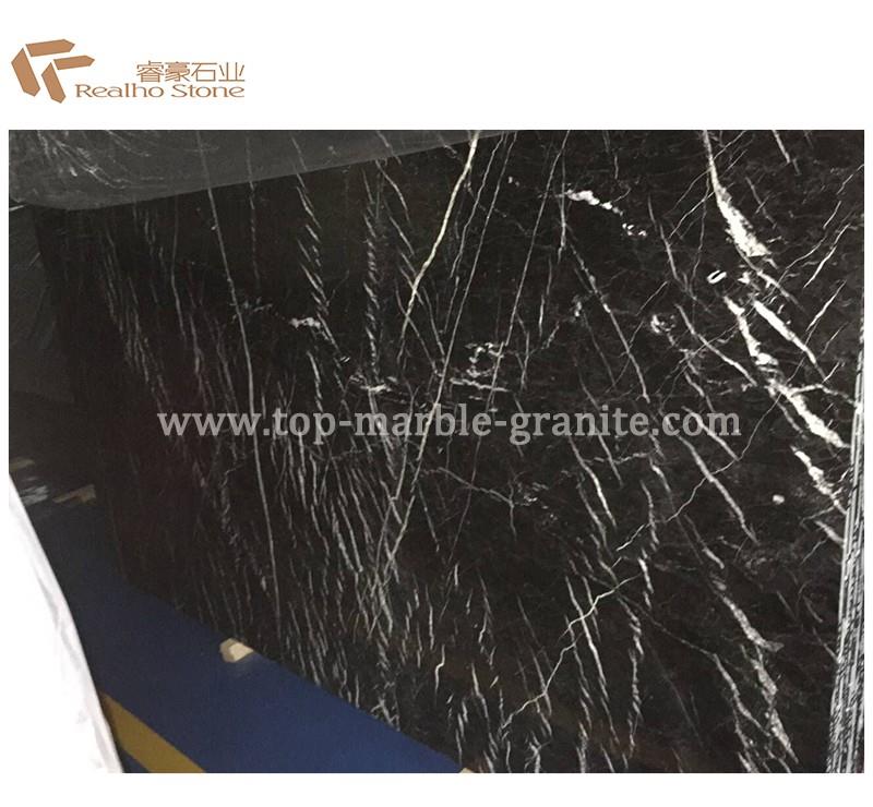negro marquina marble slab