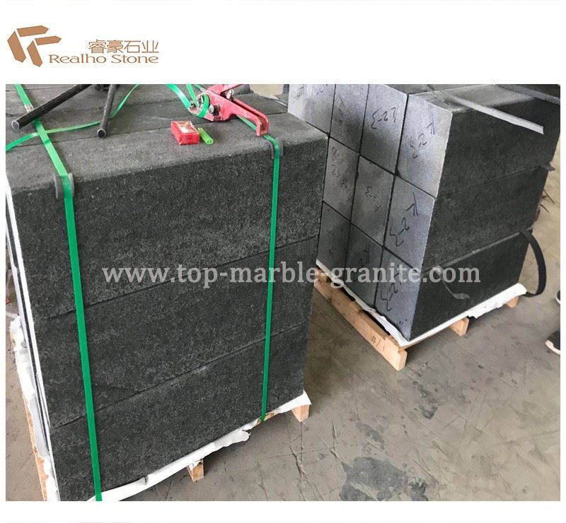 Mongolian Black Granite Stairs