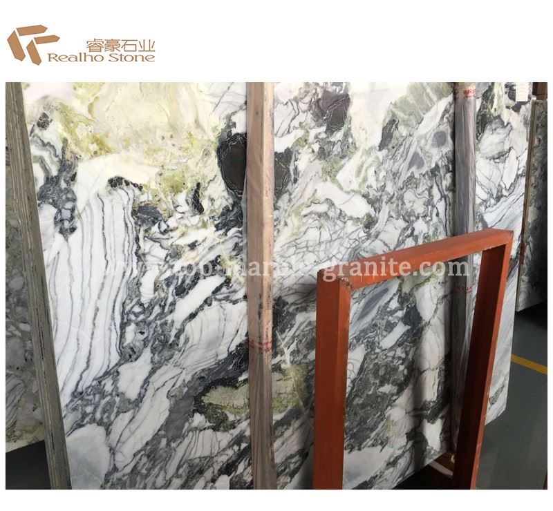 ice green marble slab