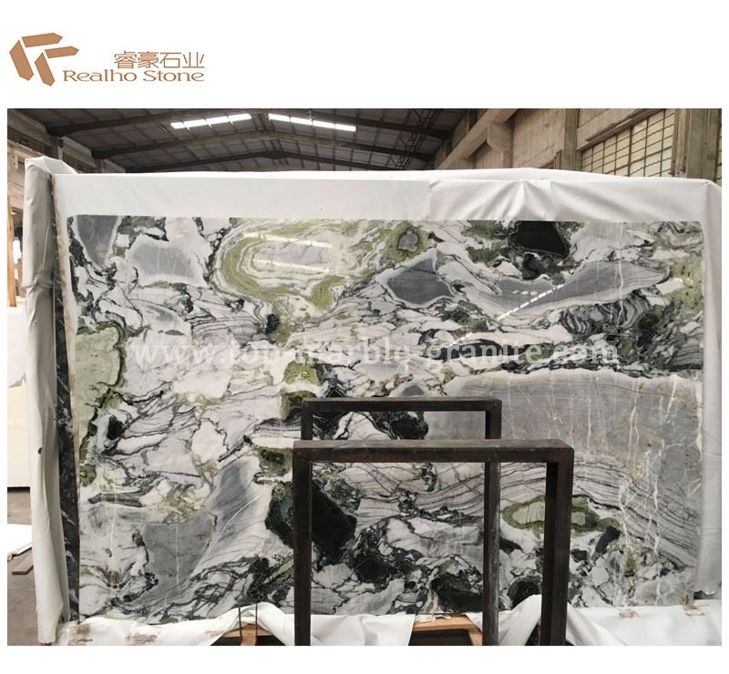 Ice green marble