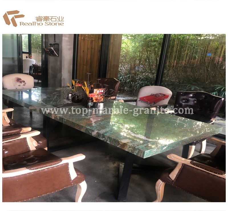 Green Marble Dinning Table