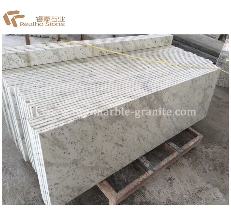 white kitchen white granite countertops