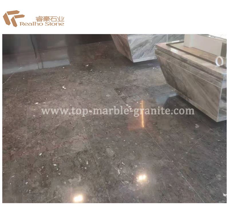 grey marble stair