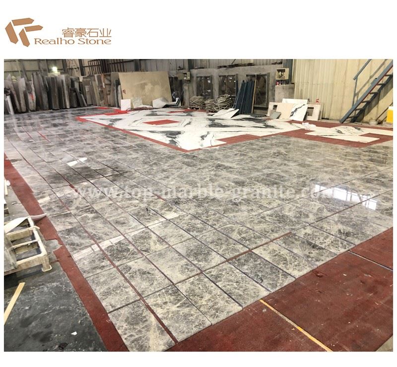 hermes grey marble kitchen tiles