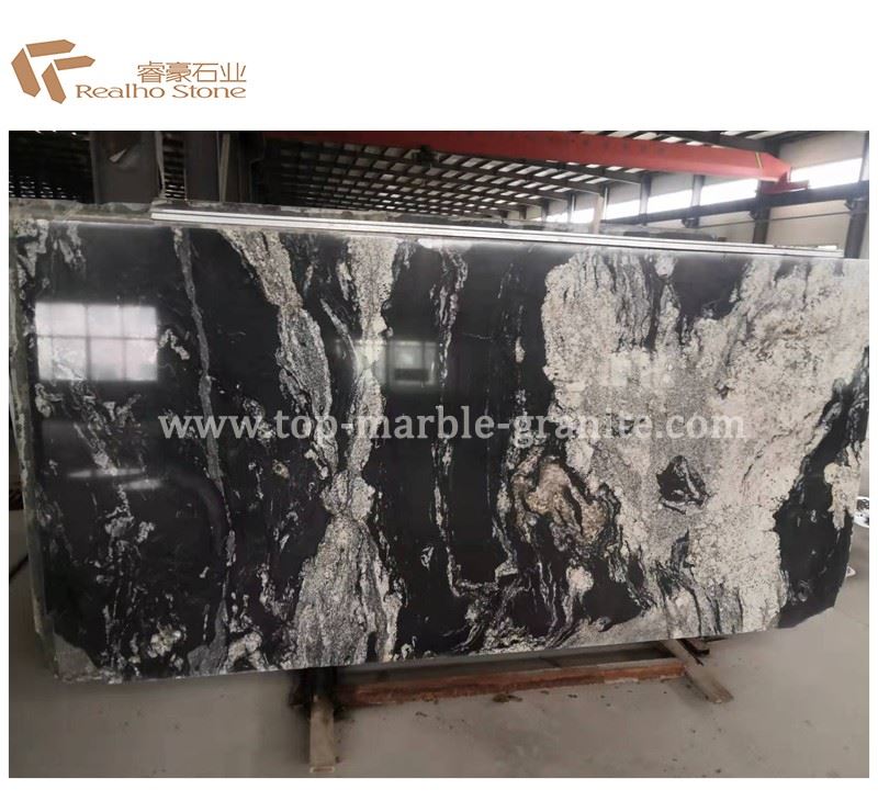 black granite slab