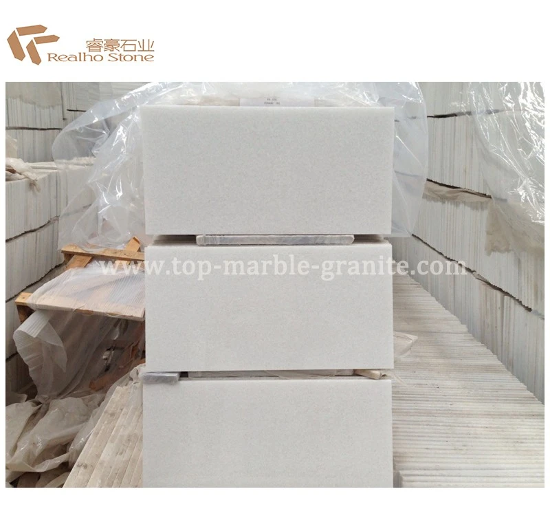 crystal white marble floor tile