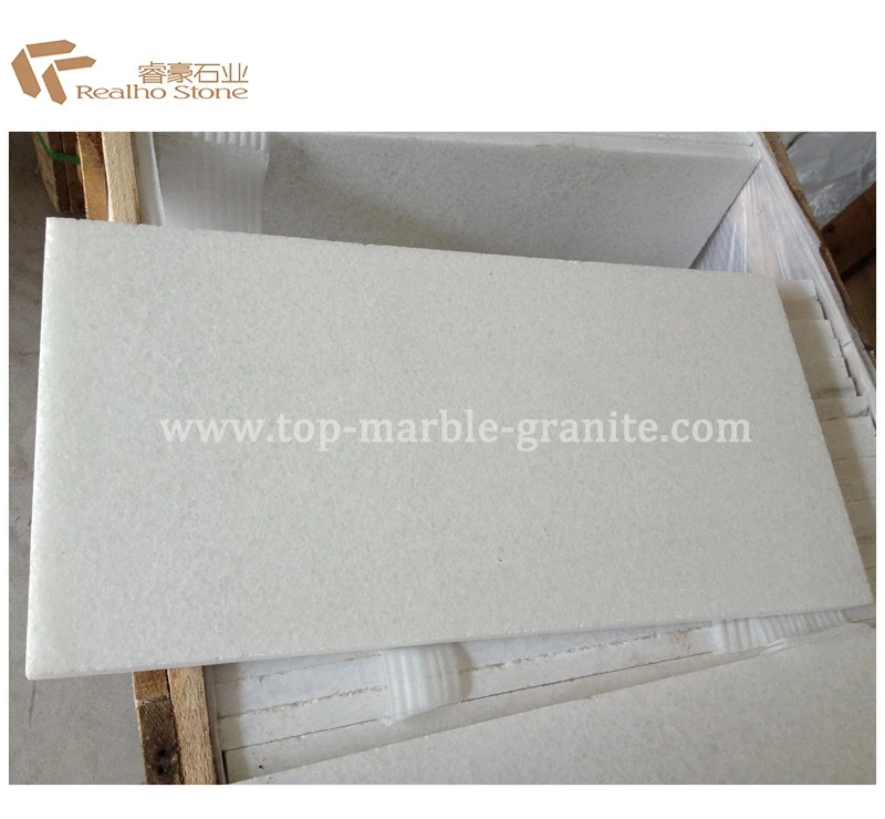 crystal white marble flooring tile