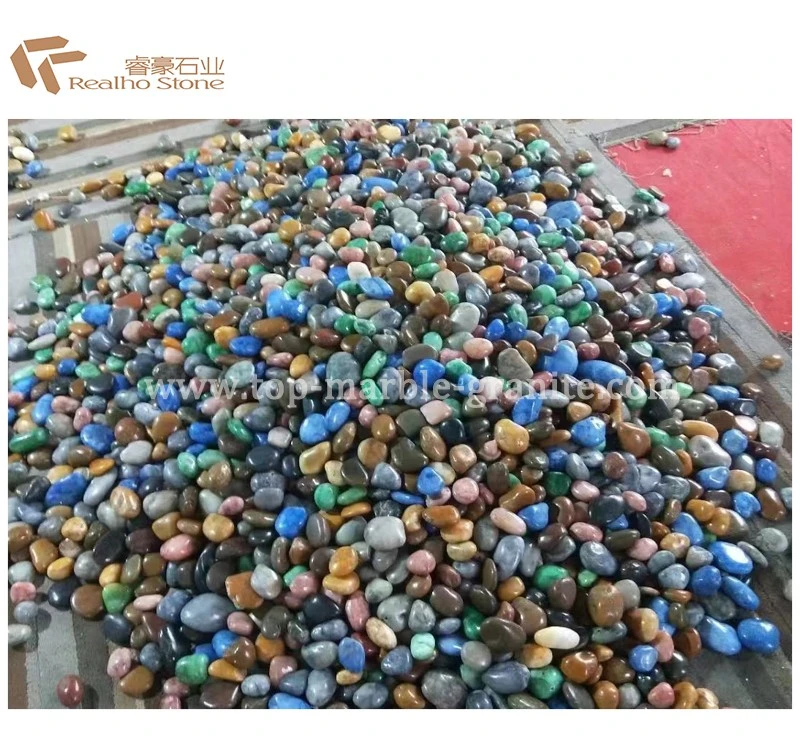 colored pebbles for garden