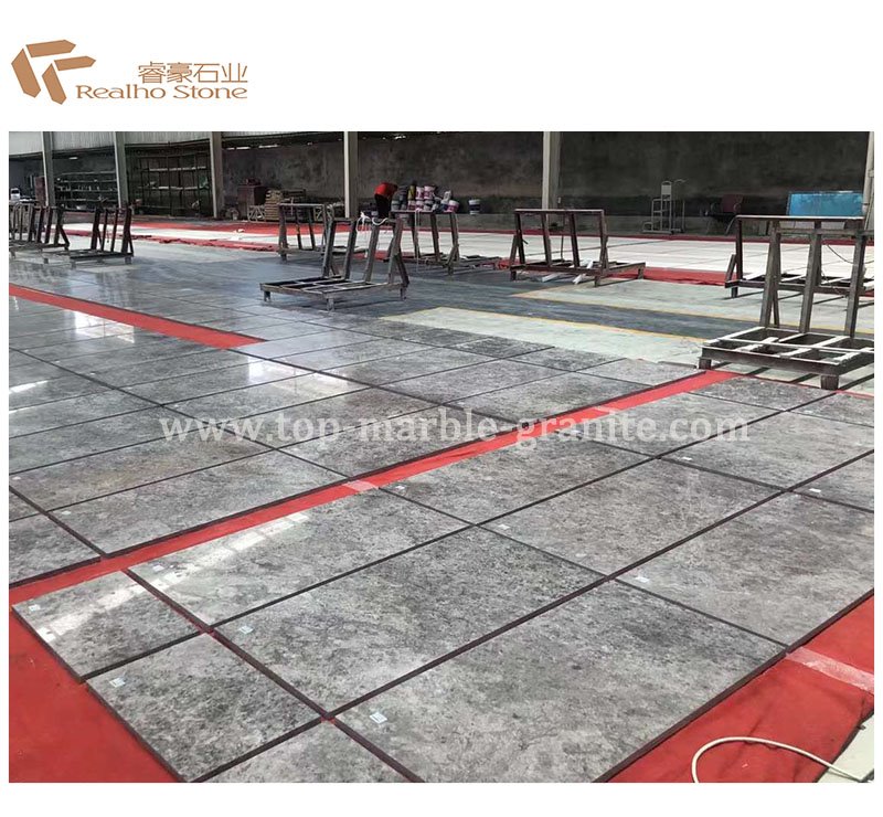Cloudy grey marble