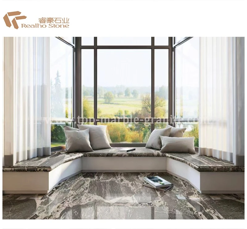 dark grey marble floor tile