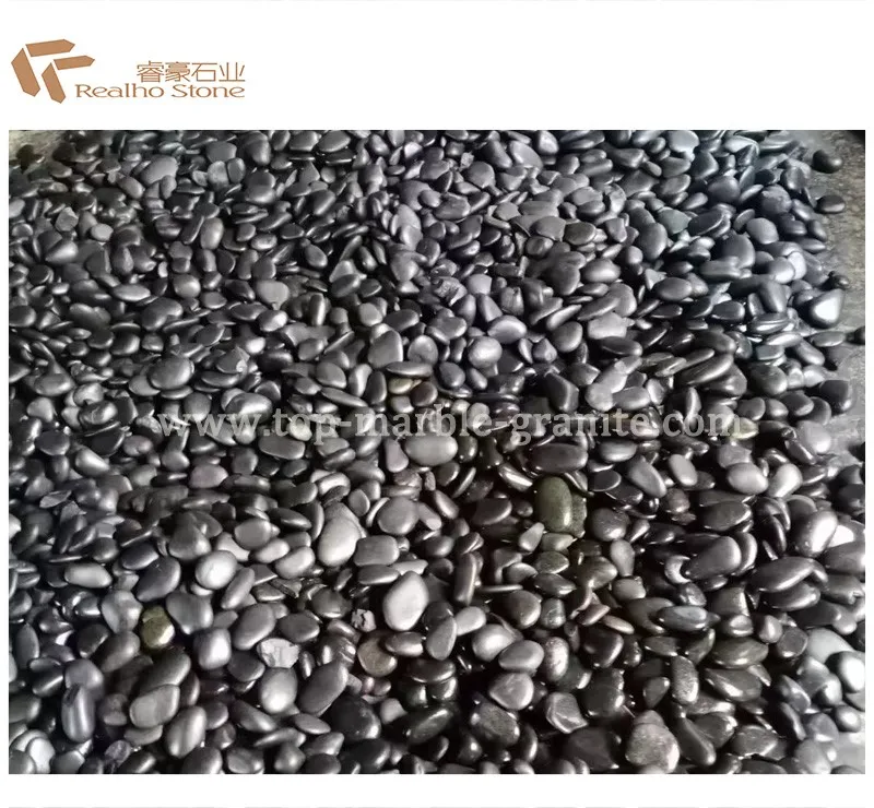 black polished pebbles black polished pebbles