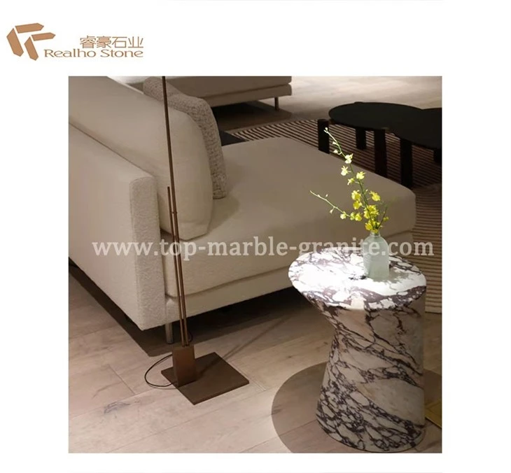 marble small side table