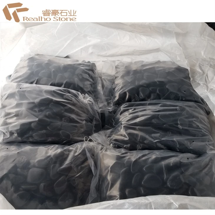 Cheap Factory Price black stone pebbles