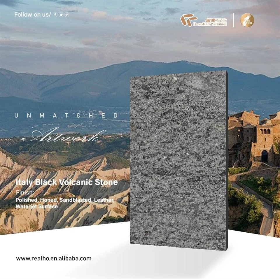 Italy Black Volcanic Stone suppliers