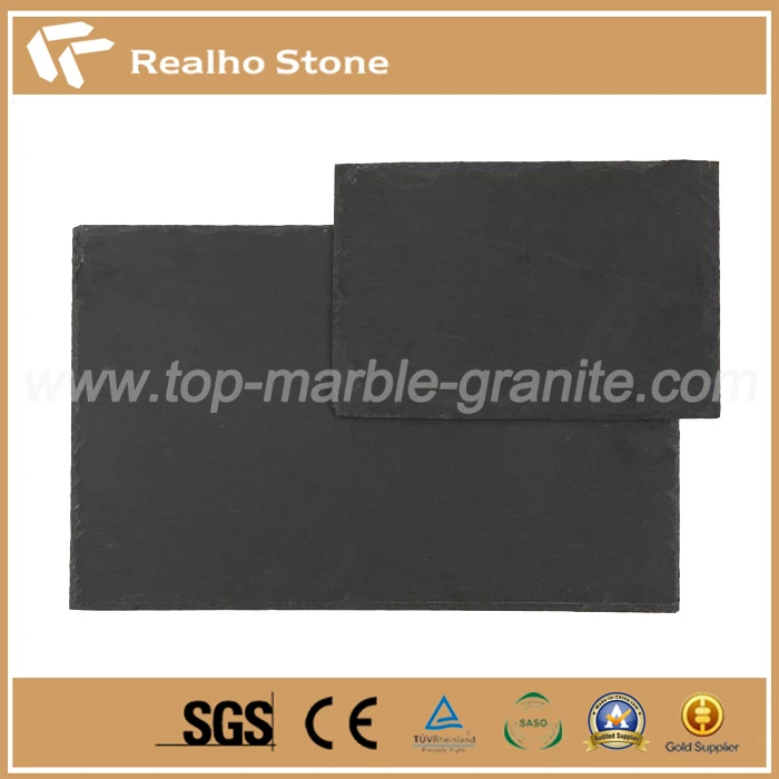 Rectangular Shaped Slate Dinner Coasters