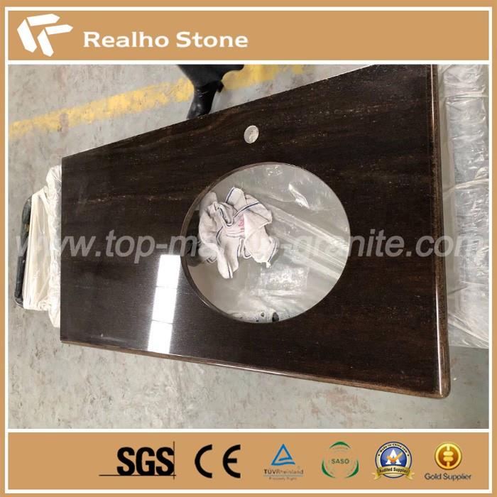 Brown Granite Countertop Vanity Top Bathroom