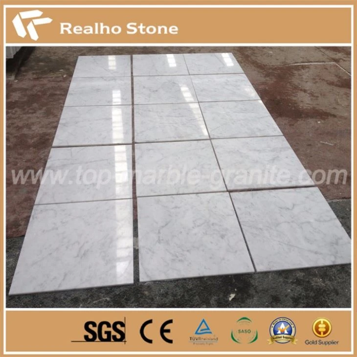 Carrara White Marble Floor Tile