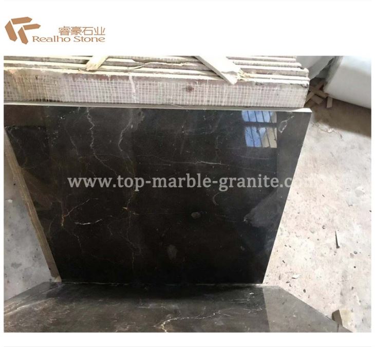 China Dark Brown Emperador Polished Tiles