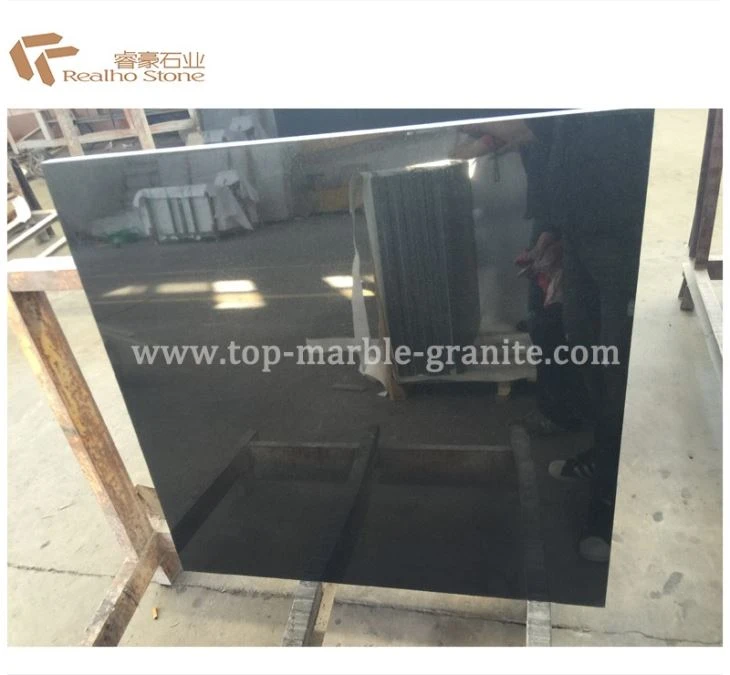Cut-To-Size Indian Black Granite Tiles