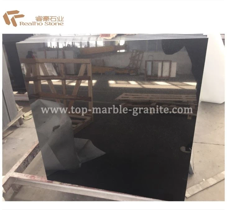 Cut-To-Size Indian Black Granite Tiles