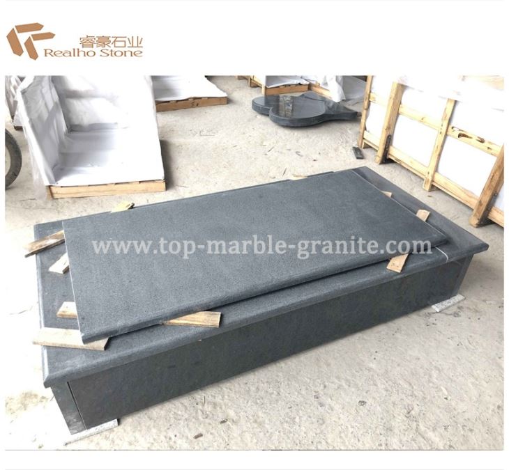 G654 Grey Granite Heart Monument & Tombstone