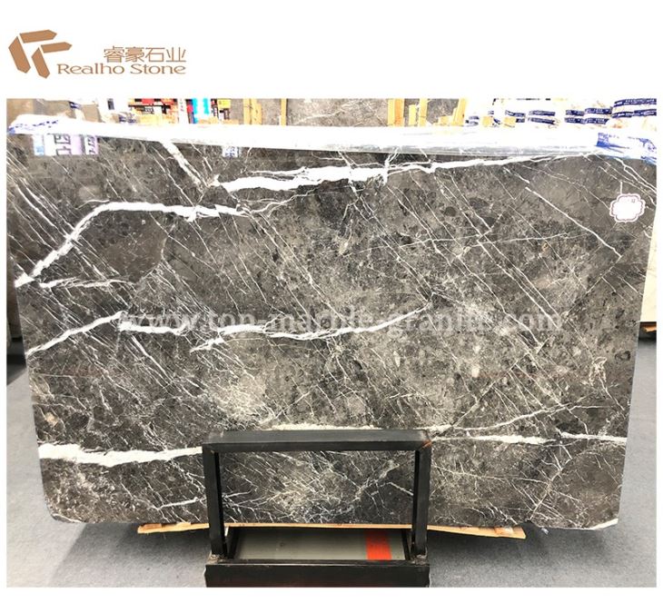 Elvis Grey Marble Slabs for Step Tiles