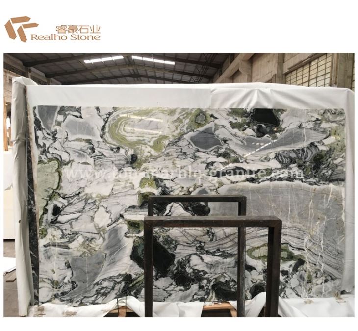 Ice green marble