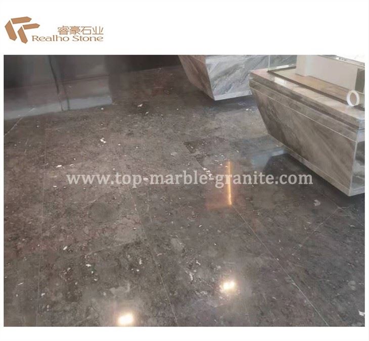 grey marble stair