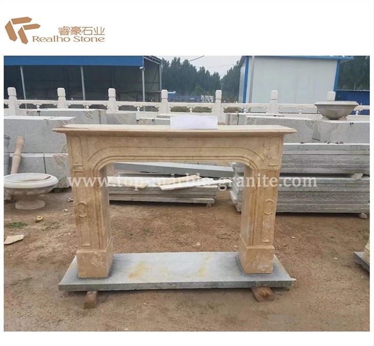 marble fireplace