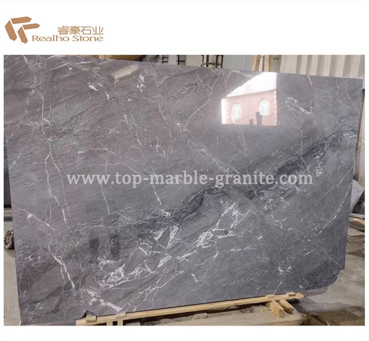 Phantom Grey Marble Slab Polished
