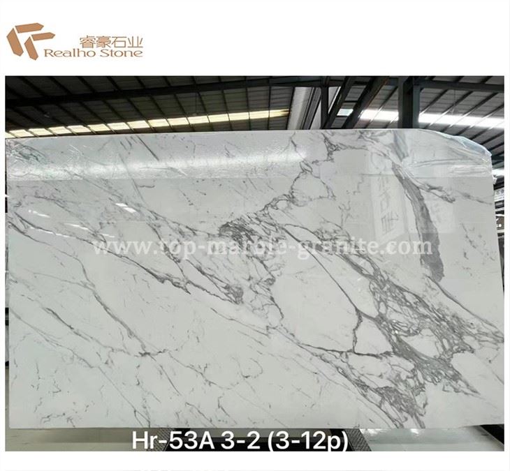Polish Calacatta White Marble For Background