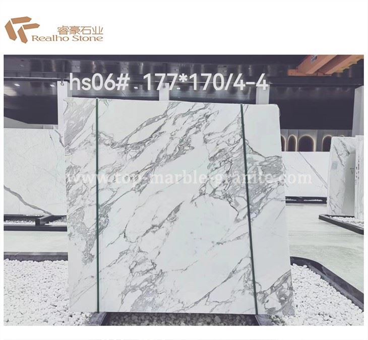 Polish Calacatta White Marble For Background