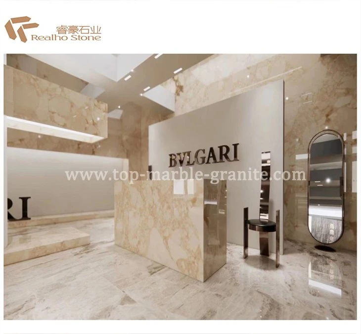 beige marble countertops