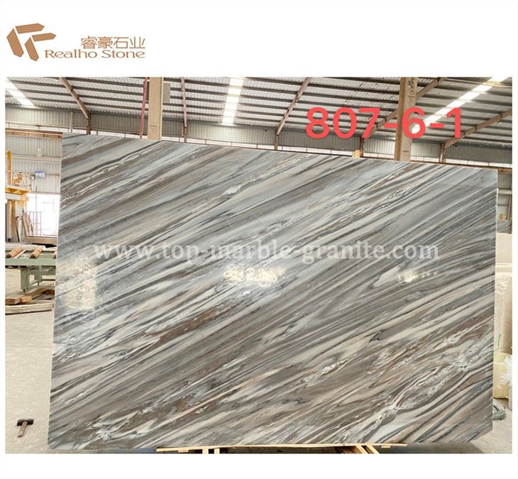 Factory Blue Sands Palissandor Marble Slab