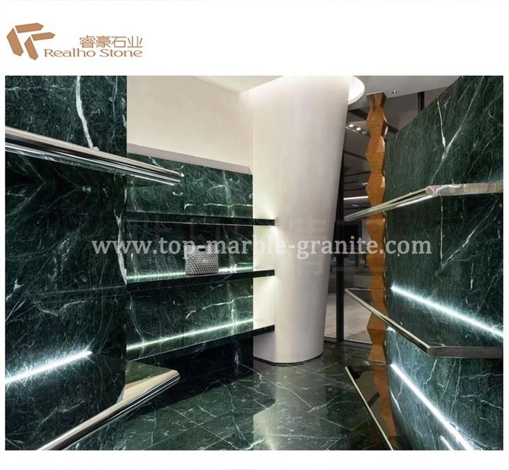dark green marble