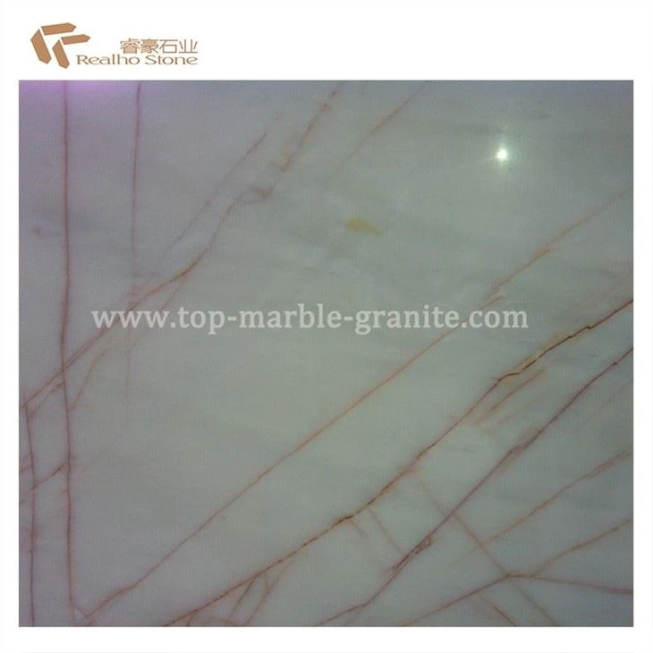 Red Line White Marble