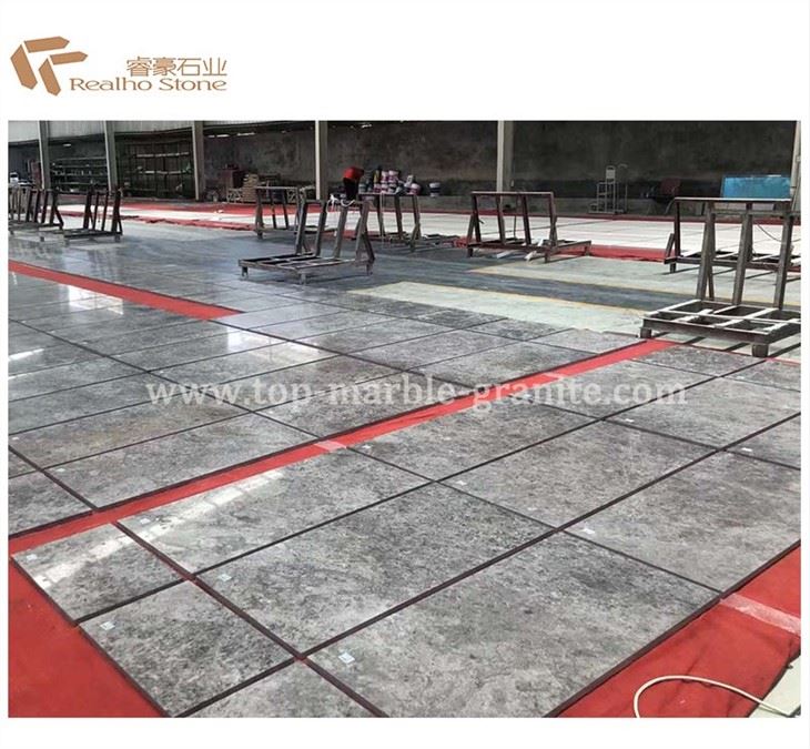 Cloudy grey marble