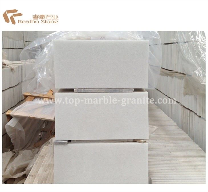 crystal white marble floor tile