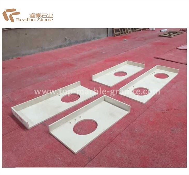 beige marble countertop
