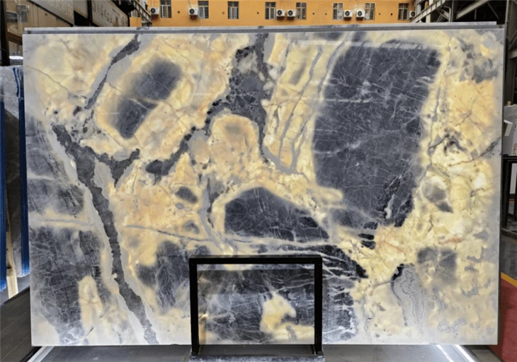 light through marble